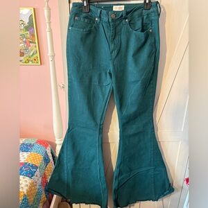 Shyanne Deep Teal Flare Pants